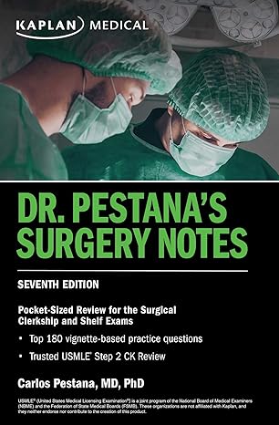 KAPLANS DR. PESTANAS SURGERY NOTES