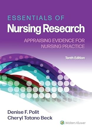 ESEENTIAL OF NURSING RESEARCH 10TH EDITION